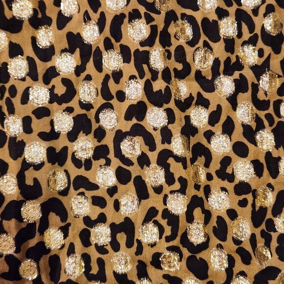 Golden Goose Leopard‑Print Fil Coupe Shirtdress, Professionally Shortened, Sz 4 - Picture 8 of 15